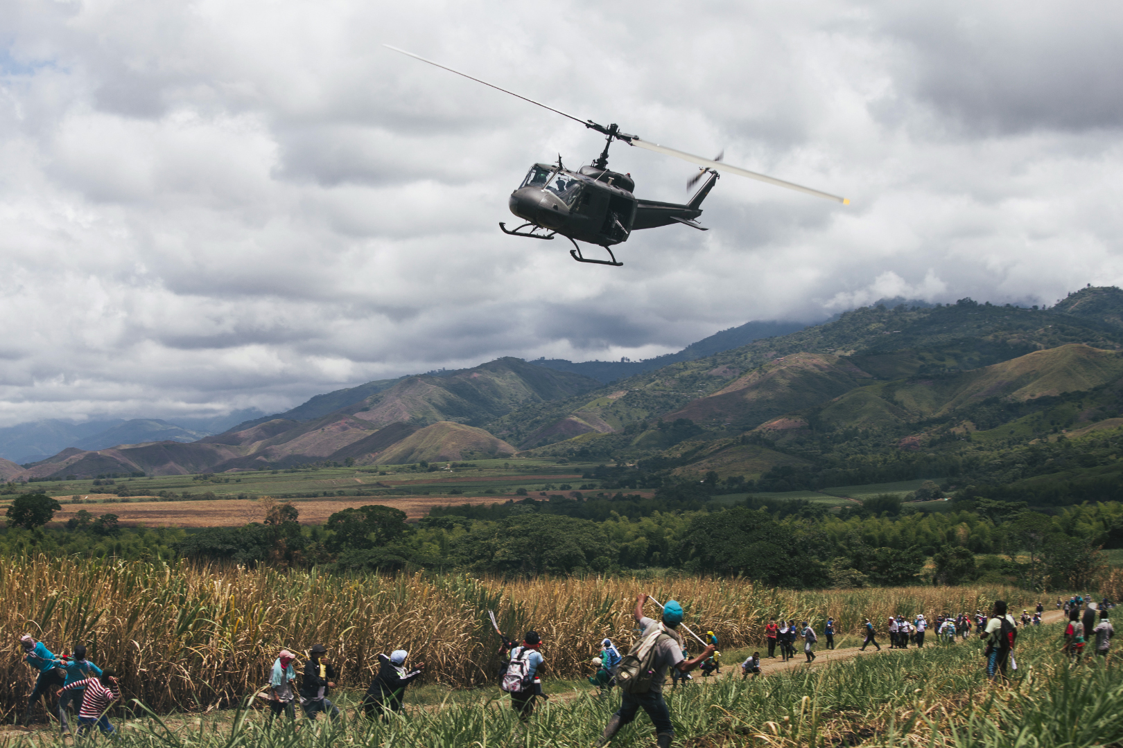 Landbesetzung in der Region Cauca