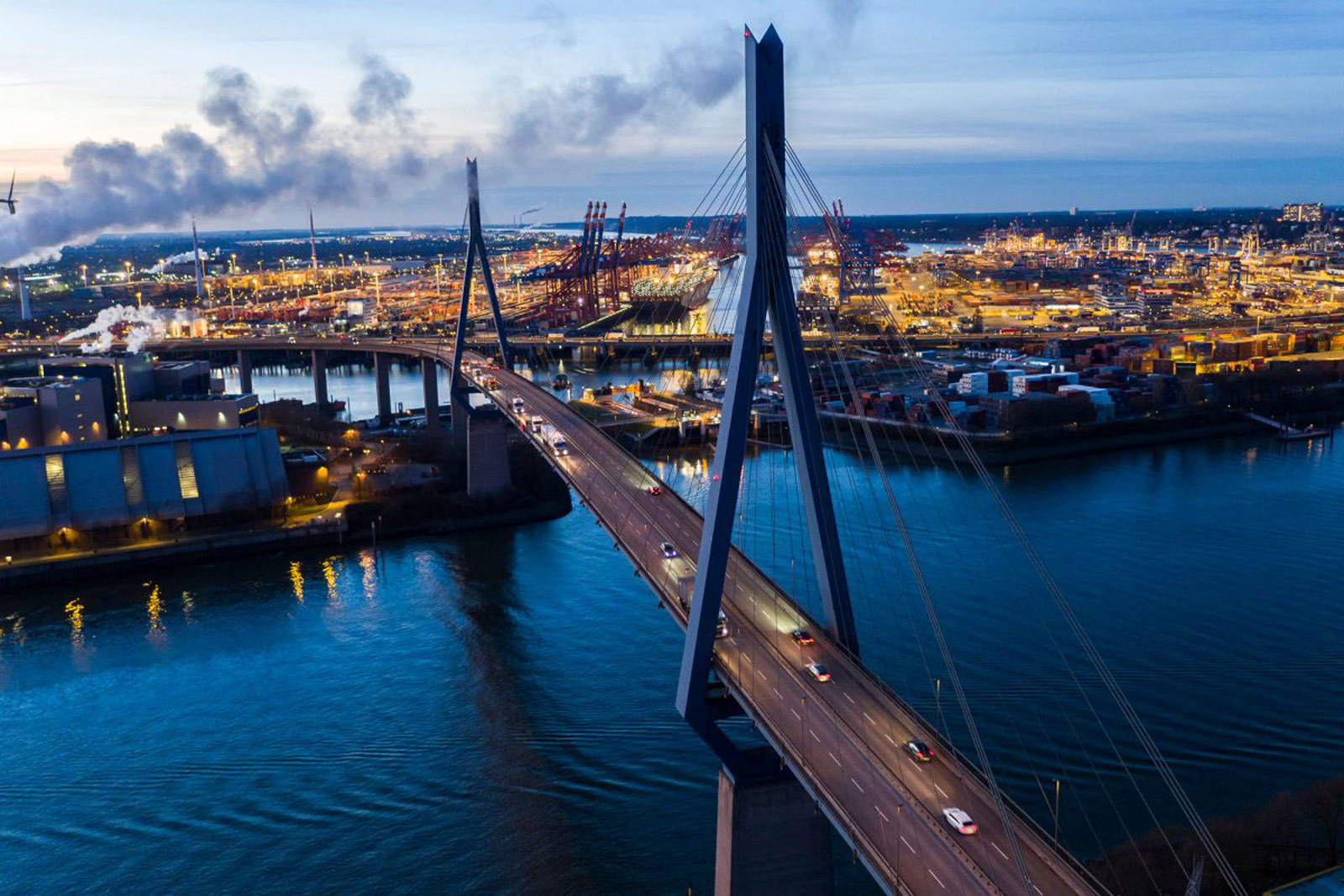 Köhlbrandbrücke, Hamburg © Kollektiv25