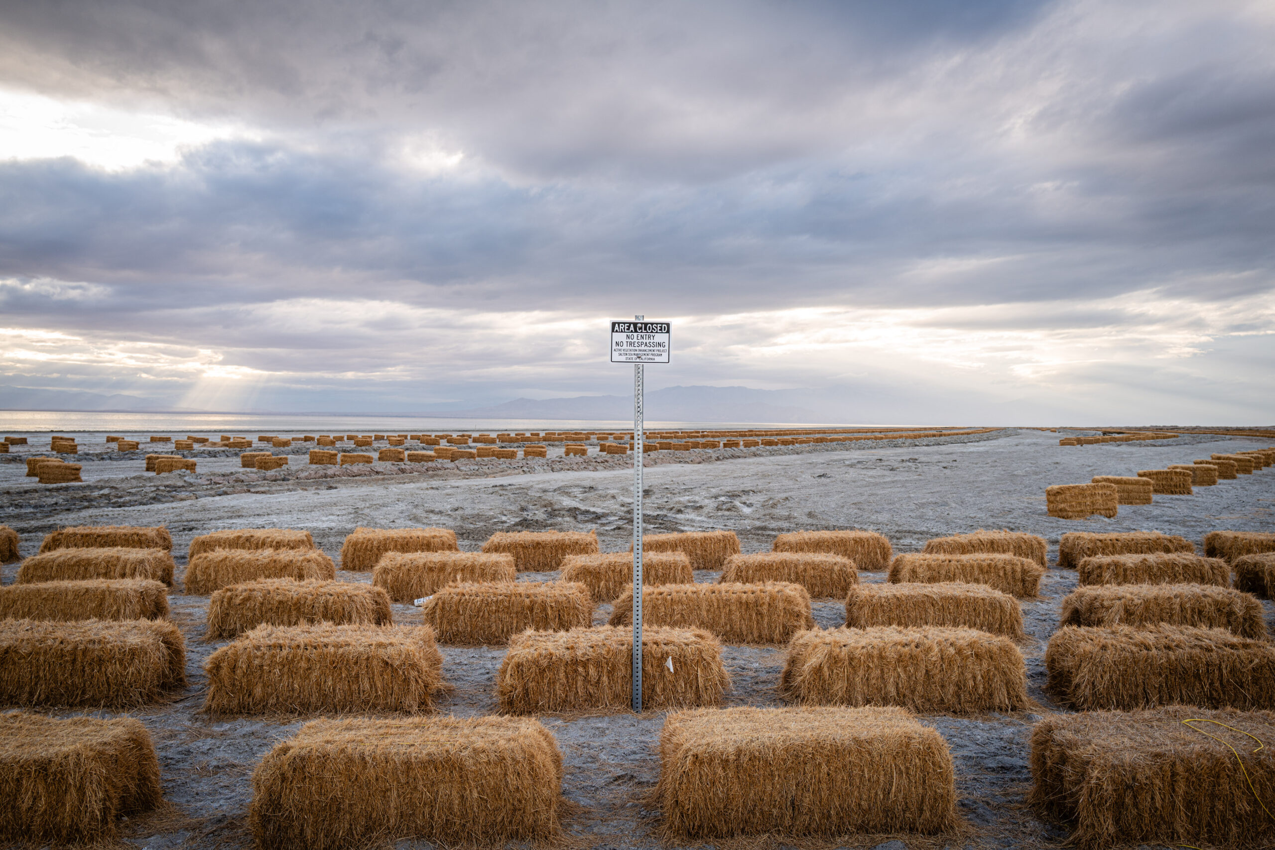 Bombay Beach, Salton Sea, Kalifornien, USA, im Februar 2023